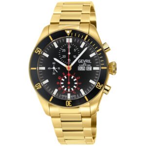 Gevril Yorkville Chronograph Automatic Grey Dial Men's Watch 48628B