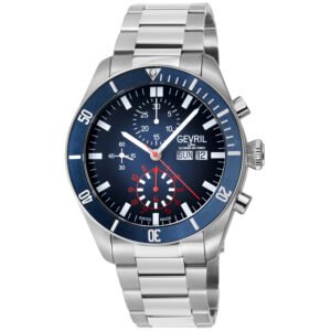 Gevril Yorkville Chronograph Automatic Blue Dial Men's Watch 48621B