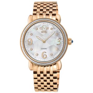 GV2 by Gevril Ravenna Mother of Pearl Dial Ladies Watch 12611B