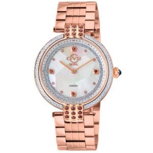GV2 by Gevril Matera Diamond Mother of Pearl Dial Ladies Watch 12804B