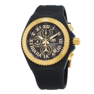 Technomarine Cruise Chronograph Quartz Black Mother of Pearl Dial Men's Watch TM-119016