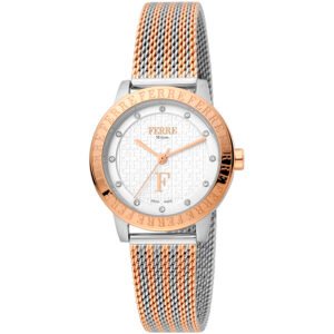 Ferre Milano Classic Quartz White Dial Ladies Watch FM1L174M0091