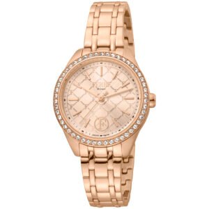 Ferre Milano Classic Quartz Rose Gold Dial Ladies Watch FM1L116M0261