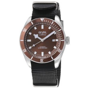 Gevril Yorkville Automatic Brown Dial Men's Watch 48607N