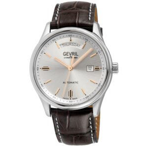 Gevril Excelsior Automatic Silver Dial Men's Watch 48201
