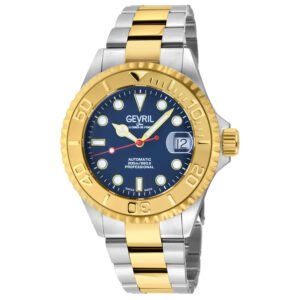 Gevril Wall Street Automatic Blue Dial Men's Watch 4756B