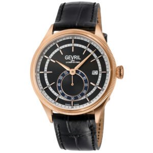 Gevril Empire Automatic Black Dial Men's Watch 48103