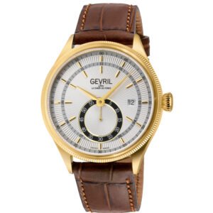 Gevril Empire Automatic White Dial Men's Watch 48105