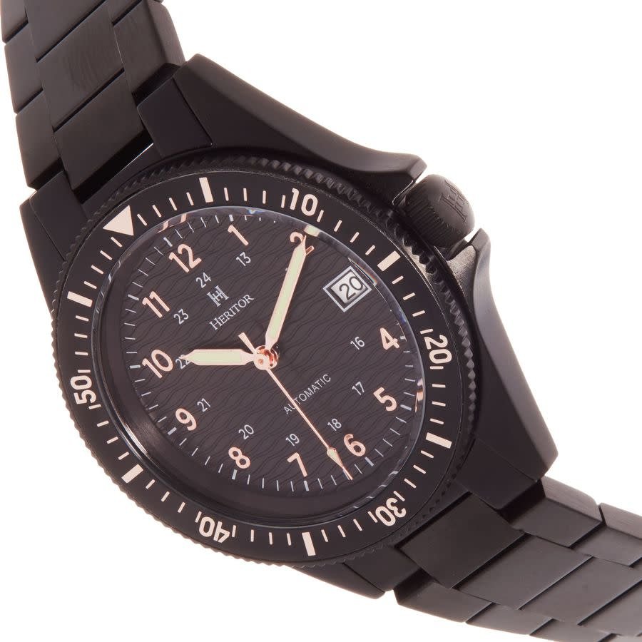 Heritor Calder Black Dial Men's Watch HERHS2805 - Image 3