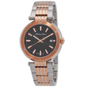 Mathey-Tissot Neptune Quartz Black Dial Men's Watch H912RN