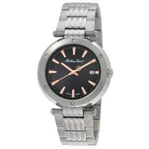 Mathey-Tissot Neptune Quartz Black Dial Men's Watch H912RRN