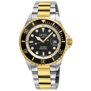 Gevril Wall street Automatic Black Dial Men's Watch 41855A