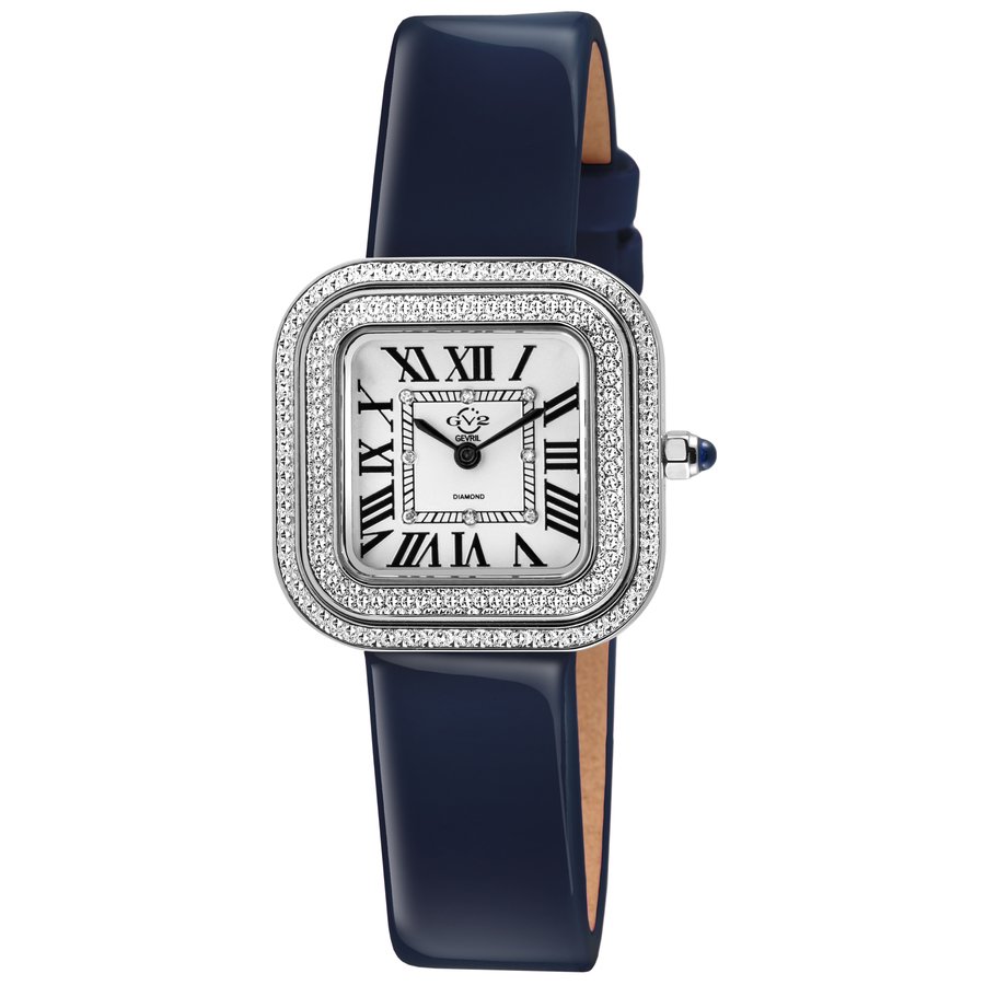 GV2 by Gevril Bellagio Quartz White Dial Ladies Watch 12130