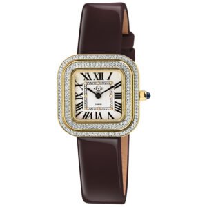 GV2 by Gevril Bellagio Quartz White Dial Ladies Watch 12132