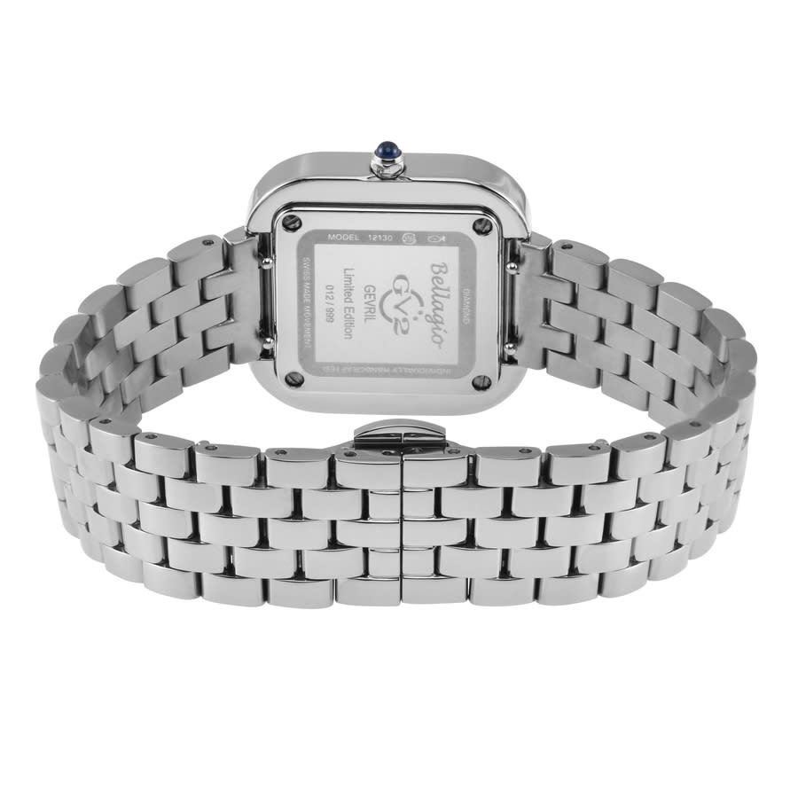GV2 by Gevril Bellagio Quartz White Dial Ladies Watch 12130B