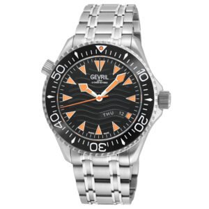 Gevril Hudson Yards Automatic Black Dial Men's Watch 48833B