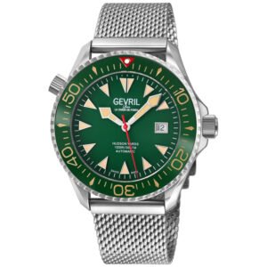 Gevril Hudson Yards Automatic Green Dial Men's Watch 48846B