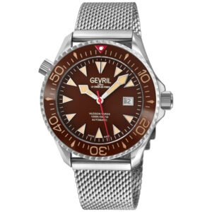 Gevril Hudson Yards Automatic Brown Dial Men's Watch 48848B