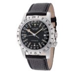Glycine Airman Vintage The Chief Purist GMT Automatic Black Dial Unisex Watch GL0469