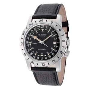 Glycine Airman Vintage The Chief Purist GMT Automatic Black Dial Unisex Watch GL0469