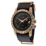 Glycine Airman Vintage Noon GMT Automatic Black Dial Men's Watch GL0379