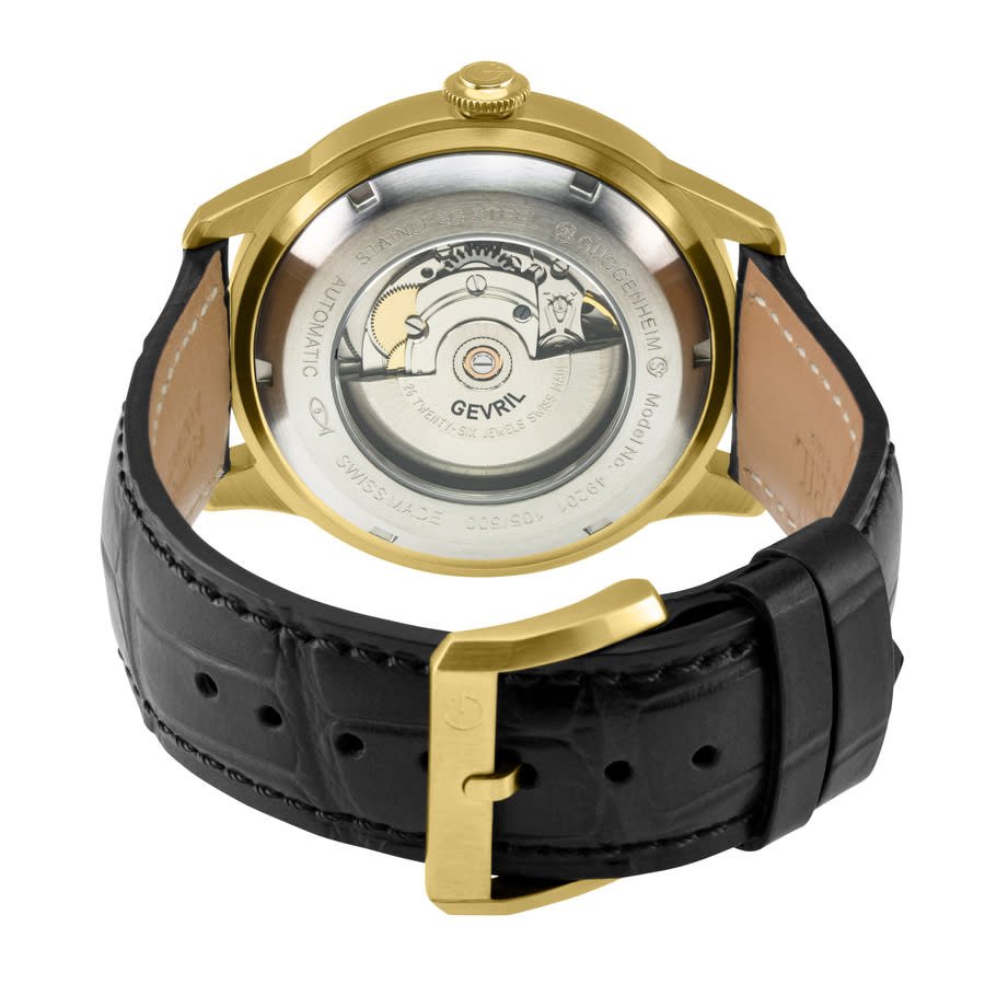 Gevril Guggenheim Automatic Black Dial Men's Watch 49203 - Image 3