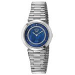 GV2 by Gevril Burano Quartz Diamond Blue Dial Ladies Watch 14411B