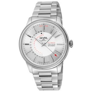 Gevril Guggenheim Automatic Silver Dial Men's Watch 49205B