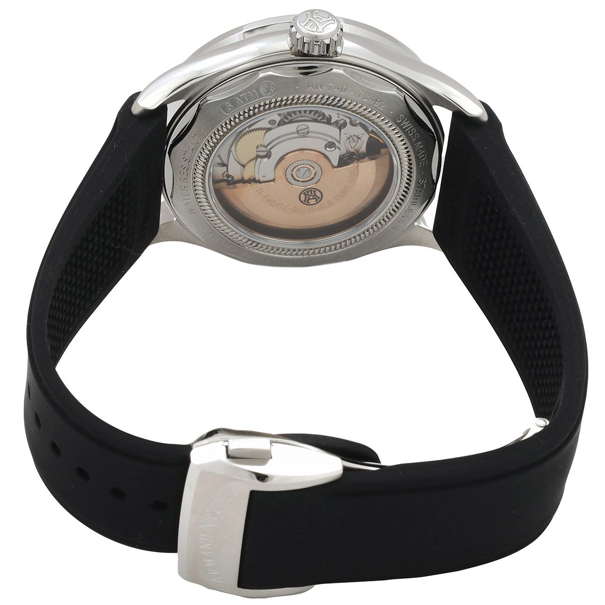 Armand Nicolet M2H Automatic Green Dial Men's Watch A740HNA-VR-GG2710N - Image 3