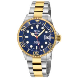 Gevril Wall Street Automatic Blue Dial Men's Watch 4766B