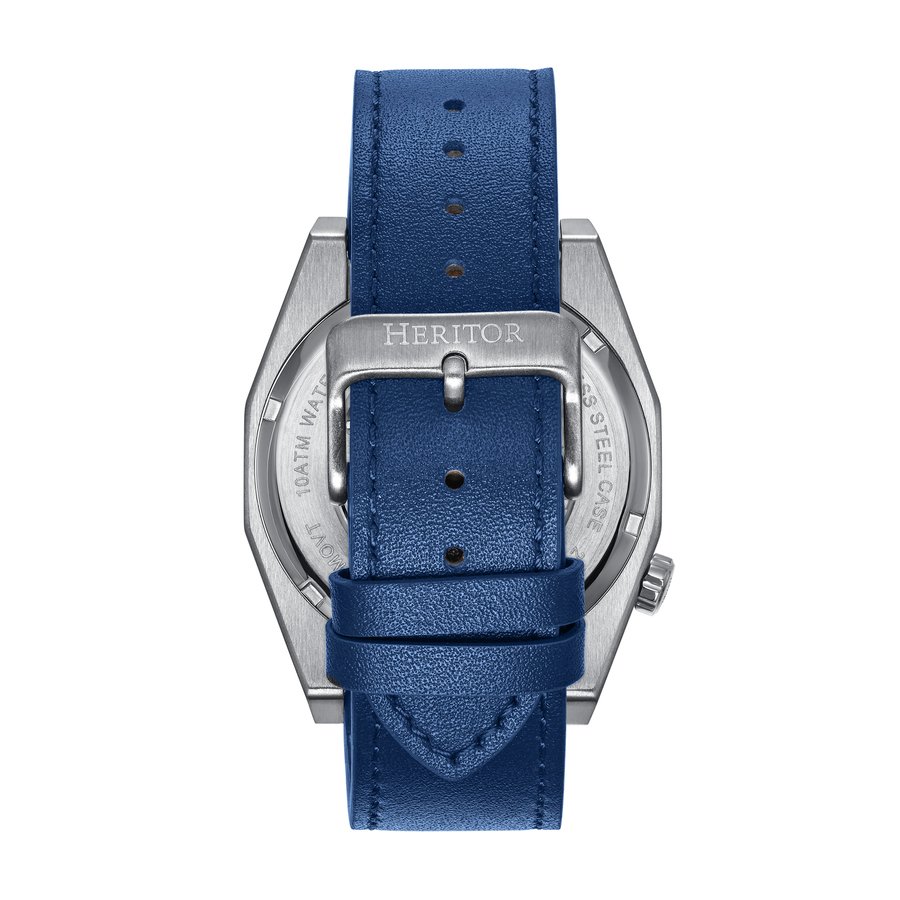 Heritor Amadeus Automatic Blue Dial Men's Watch HERHS3402 - Image 3