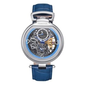 Heritor Lincoln Automatic Moon Phase Blue Dial Men's Watch HERHS3603