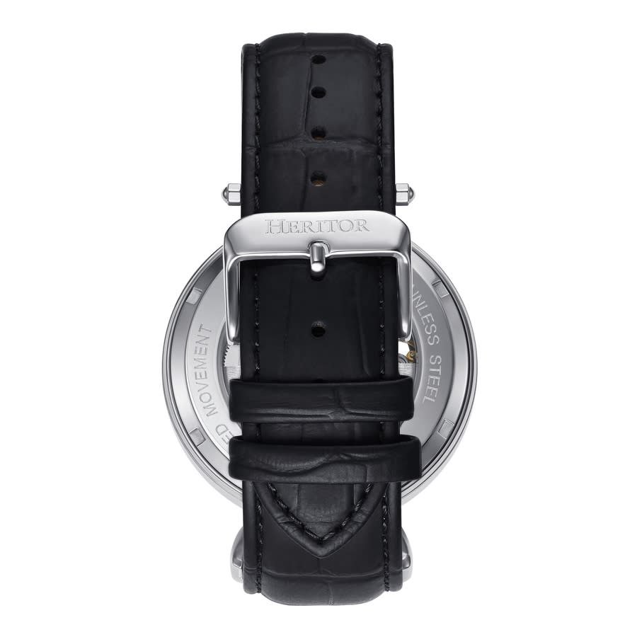 Heritor Lincoln Automatic Moon Phase Black Dial Men's Watch HERHS3601 - Image 3