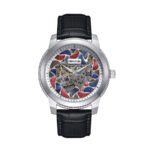 Heritor Emmanuel Automatic Silver Dial Men's Watch HERHS3701