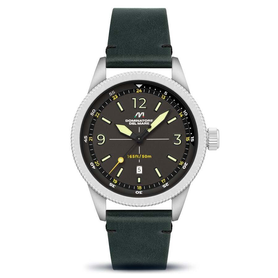 Dominatore Del Mare Aviatore Quartz Green Dial Men's Watch DD-8021-07