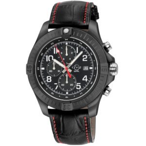 GV2 by Gevril T38 Chronograph Quartz Black Dial Men's Watch 42806
