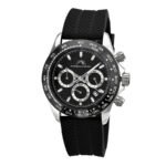 Porsamo Bleu Preston Sport Chronograph Quartz Black Dial Men's Watch 1037BPRR