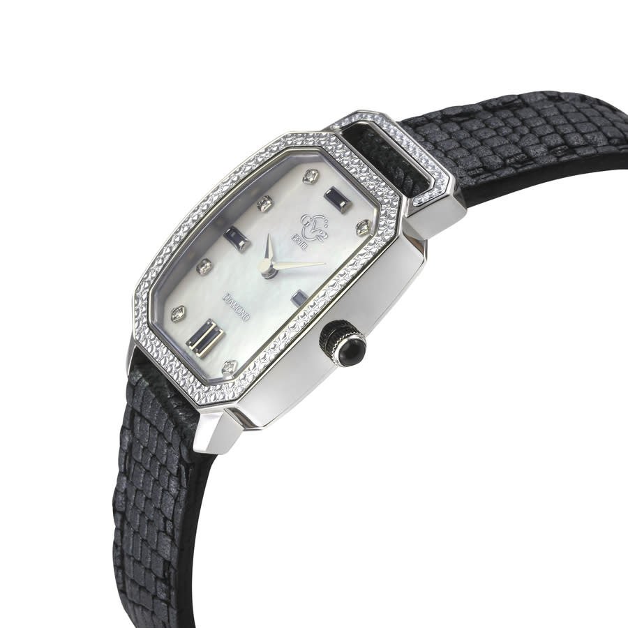 GV2 by Gevril Pavia Diamond Mother of Pearl Dial Ladies Watch 13400 - Image 3