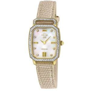 GV2 by Gevril Pavia Diamond Mother of Pearl Dial Ladies Watch 13404
