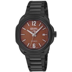 Gevril Roosevelt Automatic Red Dial Men's Watch 46545B