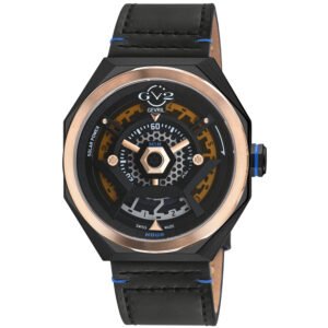 GV2 by Gevril Stella Solare Orange Dial Men's Watch 43802