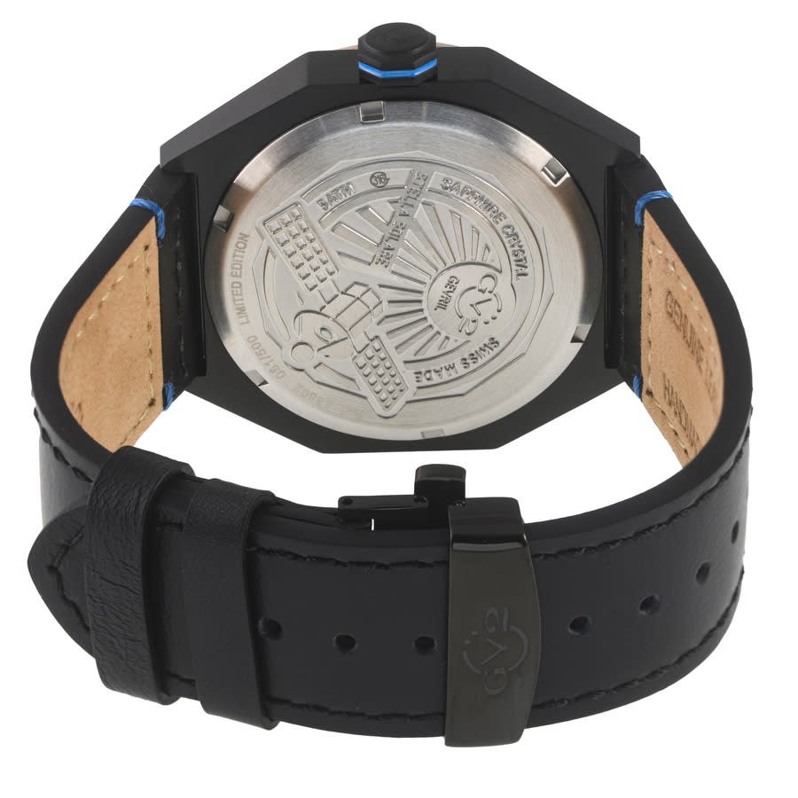 GV2 by Gevril Stella Solare Orange Dial Men's Watch 43802 - Image 2