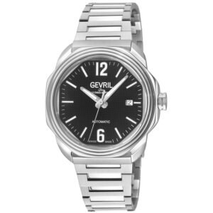 Gevril Roosevelt Automatic Black Dial Men's Watch 46541B