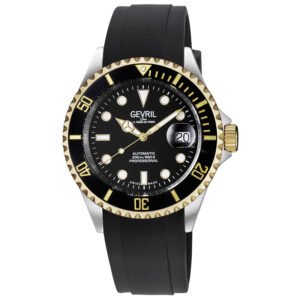 Gevril Wall Street Automatic Black Dial Men's Watch 4855R