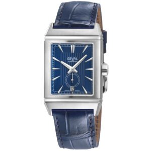 Gevril Time Square Automatic Blue Dial Men's Watch 49701