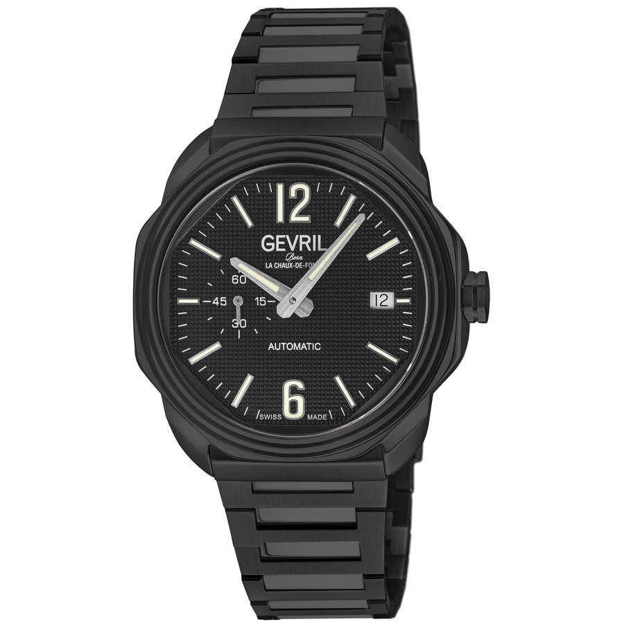 Gevril Roosevelt Automatic Black Dial Men's Watch 46524B