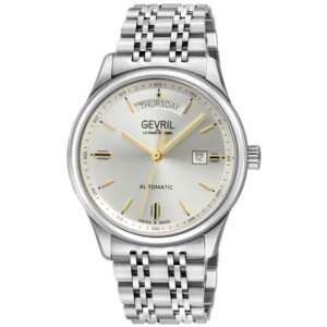 Gevril Excelsior Automatic Silver Dial Men's Watch 48206B