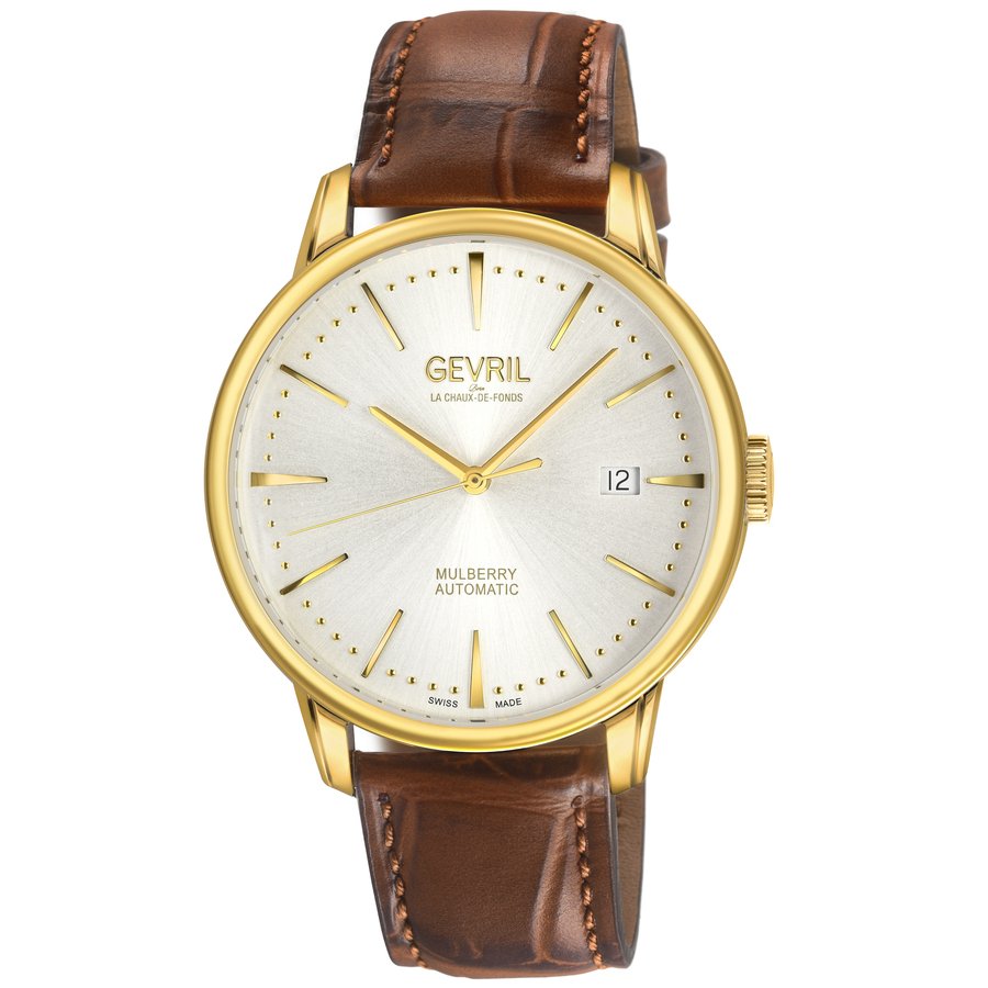 Gevril Mulberry Automatic Silver Dial Men's Watch 9623