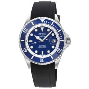 Gevril Wall Street Automatic Blue Dial Men's Watch 41851R