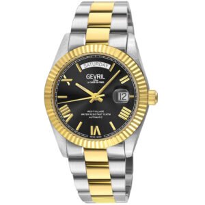 Gevril West Village Automatic Black Dial Men's Watch 48955B